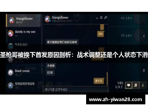 圣枪哥被换下首发原因剖析:战术调整还是个人状态下滑 圣枪哥被换下首发原因剖析:战术调整还是个人状态下滑