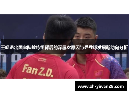 王皓退出国家队教练组背后的深层次原因与乒乓球发展新动向分析 王皓退出国家队教练组背后的深层次原因与乒乓球发展新动向分析