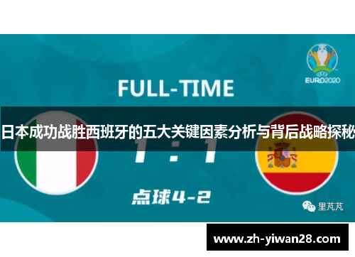日本成功战胜西班牙的五大关键因素分析与背后战略探秘