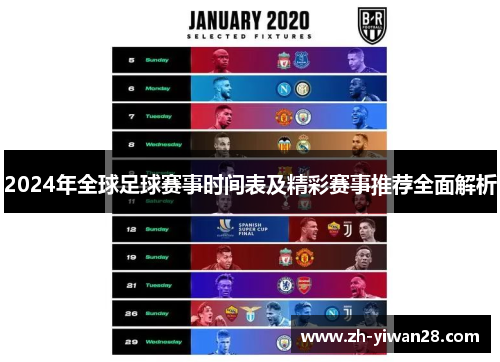 2024年全球足球赛事时间表及精彩赛事推荐全面解析 2024年全球足球赛事时间表及精彩赛事推荐全面解析