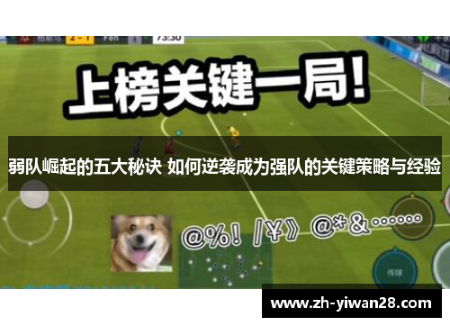 弱队崛起的五大秘诀 如何逆袭成为强队的关键策略与经验