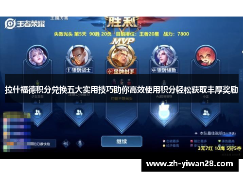 拉什福德积分兑换五大实用技巧助你高效使用积分轻松获取丰厚奖励